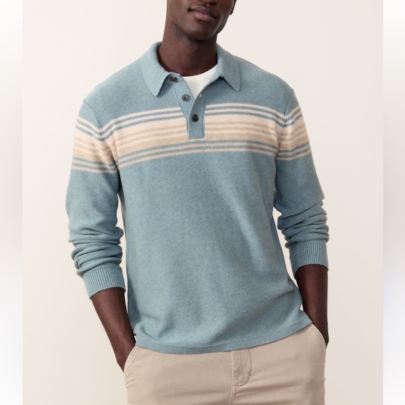 NWT Marine Layer Elias Sweater Polo Sz XXL